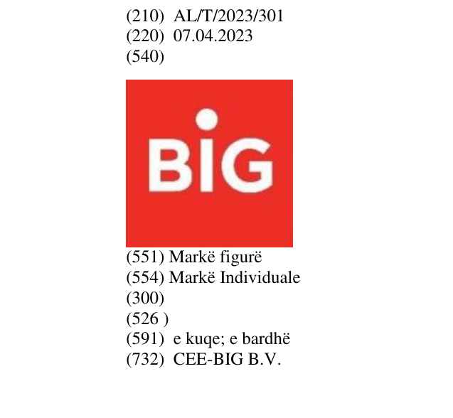 Zëri i markës BiG në buletin