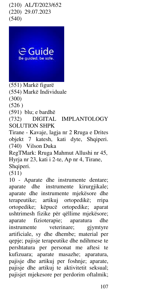 Zëri i markës e Guide Be guided, be safe në buletin