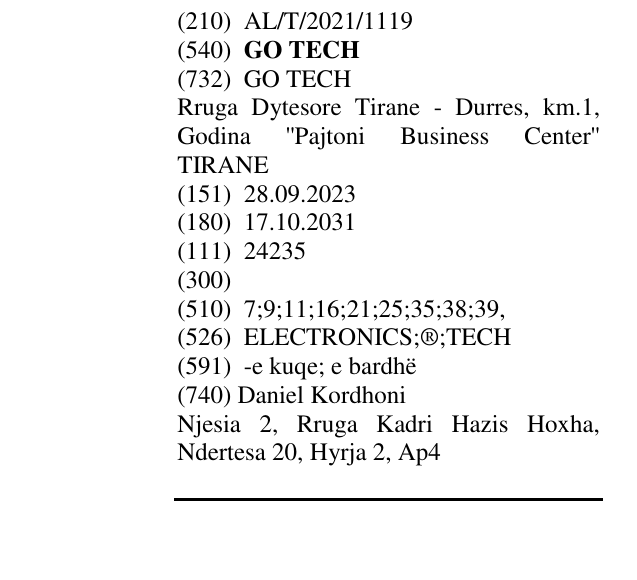 Zëri i markës GO TECH në buletin