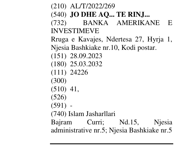 Zëri i markës JO DHE AQ... TE RINJ... në buletin