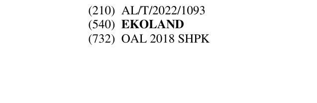 Zëri i markës EKOLAND në buletin