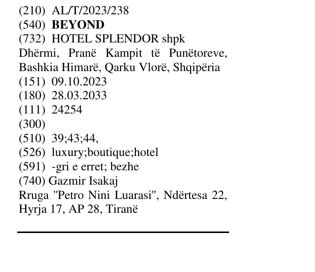 Zëri i markës BEYOND në buletin