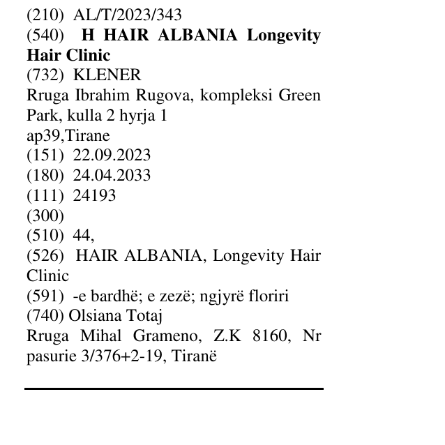 Zëri i markës H HAIR ALBANIA Longevity Hair Clinic në buletin