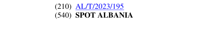 Zëri i markës SPOT ALBANIA në buletin