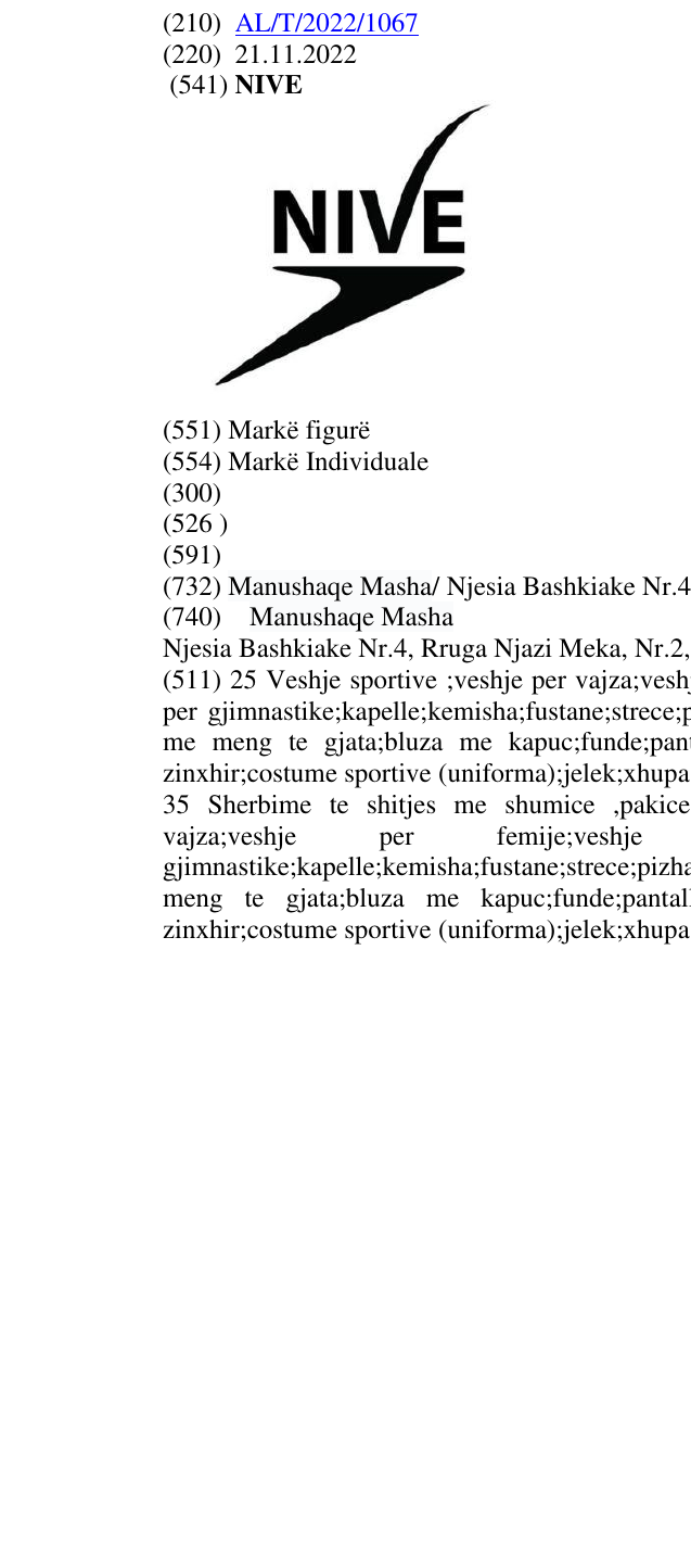 Zëri i markës NIVE në buletin