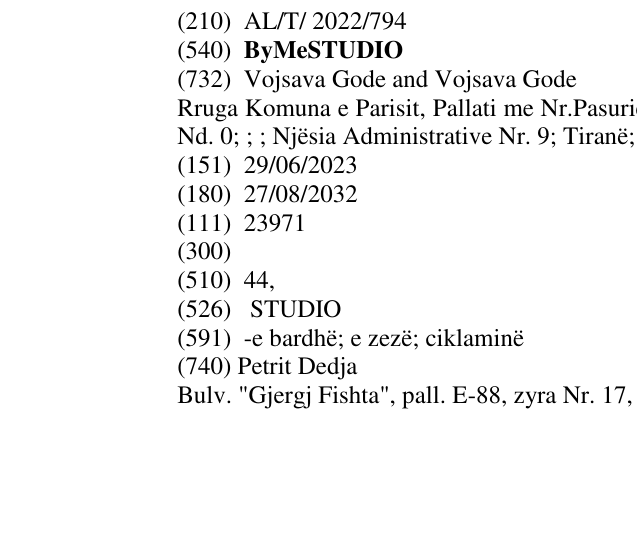 Zëri i markës ByMeSTUDIO në buletin