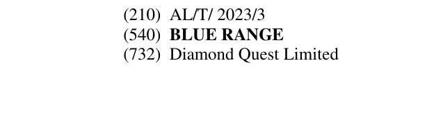 Zëri i markës BLUE RANGE në buletin