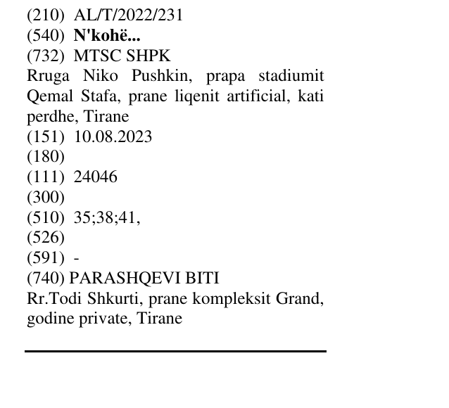 Zëri i markës N'kohë... në buletin