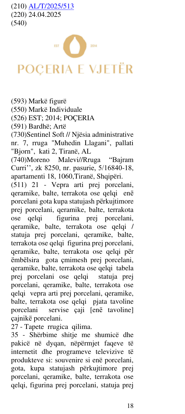 Zëri i markës EST; 2014; POÇERIA në buletin