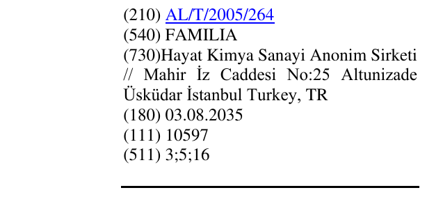 Zëri i markës FAMILIA në buletin