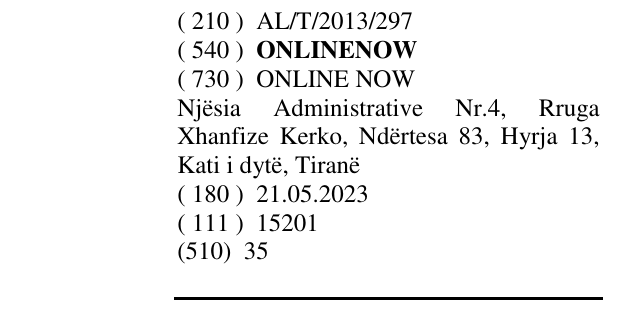 Zëri i markës ONLINENOW në buletin