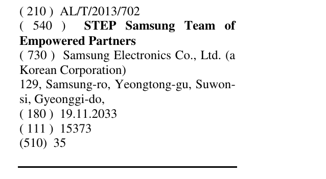 Zëri i markës STEP Samsung Team of Empowered Partners në buletin