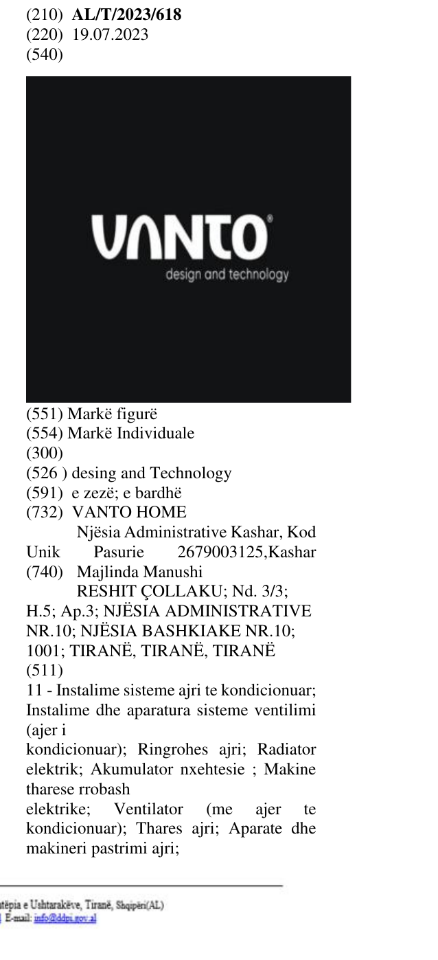 Zëri i markës desing and Technology në buletin