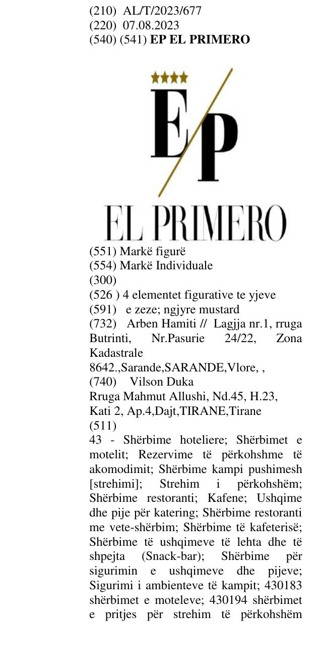 Zëri i markës 4 elementet figurative te yjeve në buletin