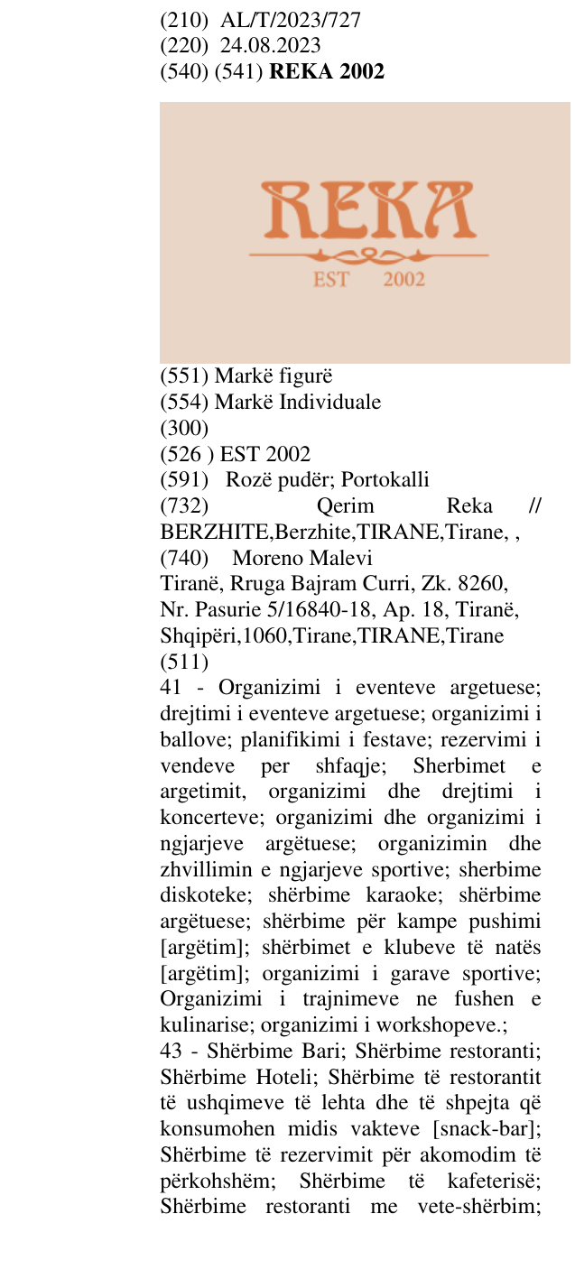 Zëri i markës EST 2002 në buletin