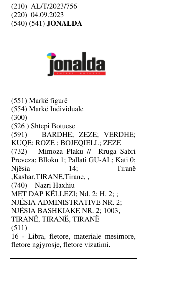 Zëri i markës Shtepi Botuese në buletin
