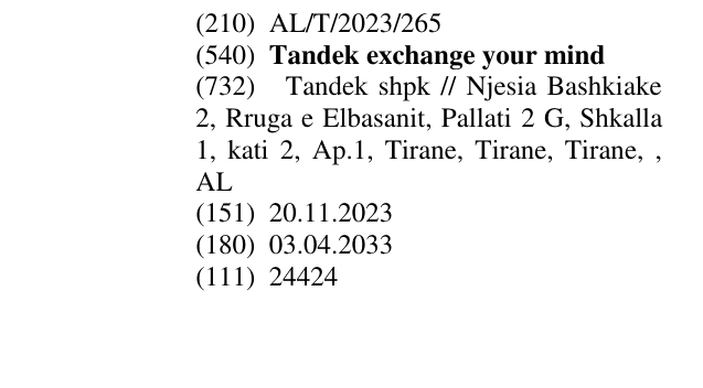 Zëri i markës Tandek exchange your mind në buletin