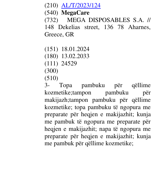 Zëri i markës MegaCare në buletin