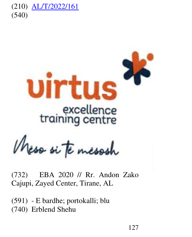 Zëri i markës virtus excellence training centre Mëso si të mësosh në buletin