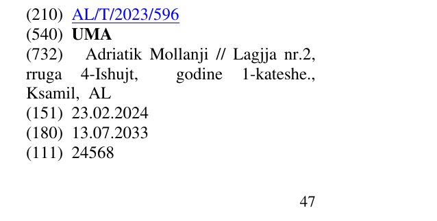 Zëri i markës UMA në buletin