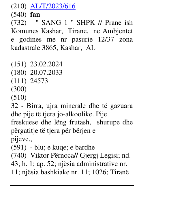 Zëri i markës fan në buletin