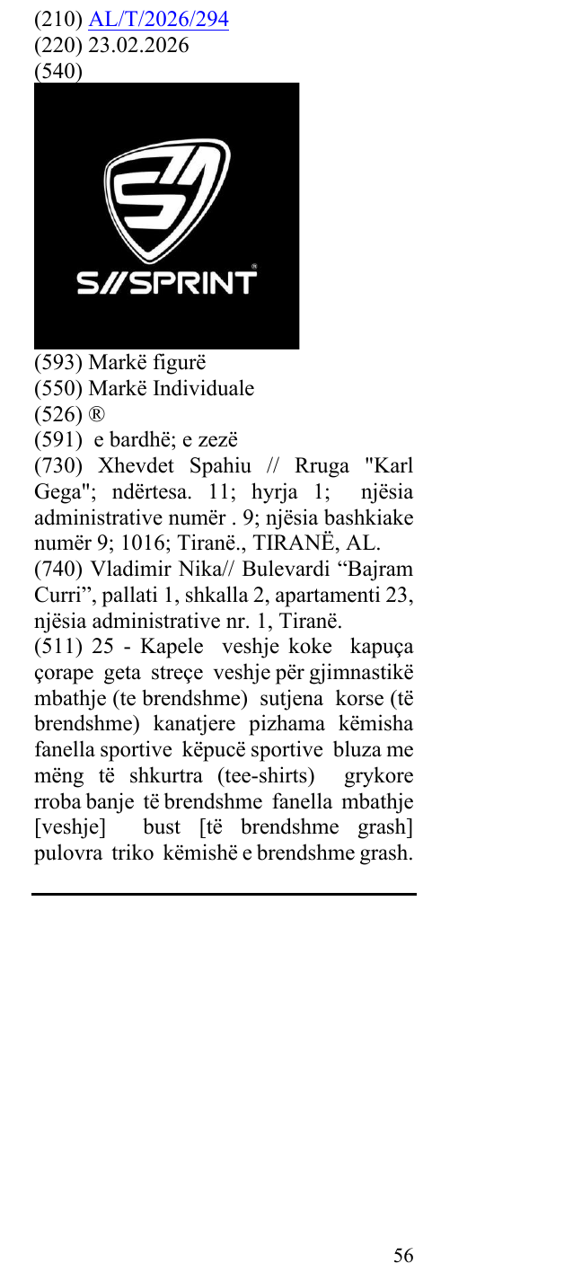 Zëri i markës ® në buletin