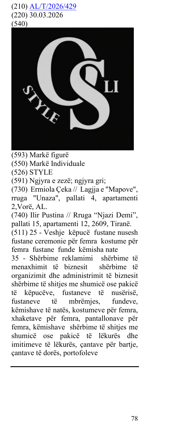 Zëri i markës STYLE në buletin
