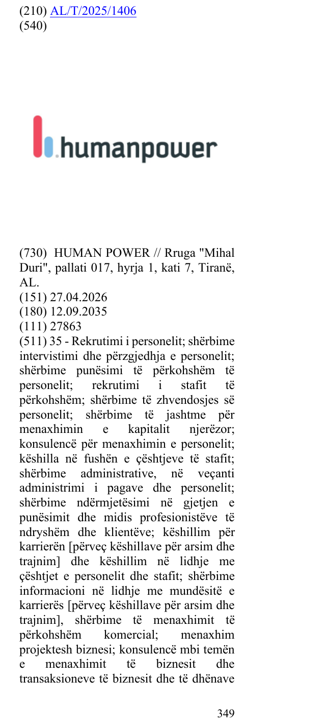 Zëri i markës humanpower në buletin