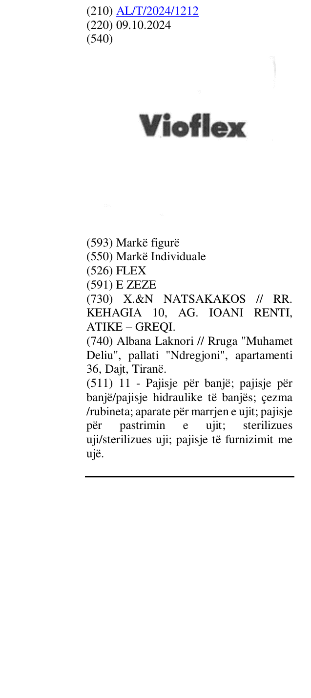 Zëri i markës FLEX në buletin