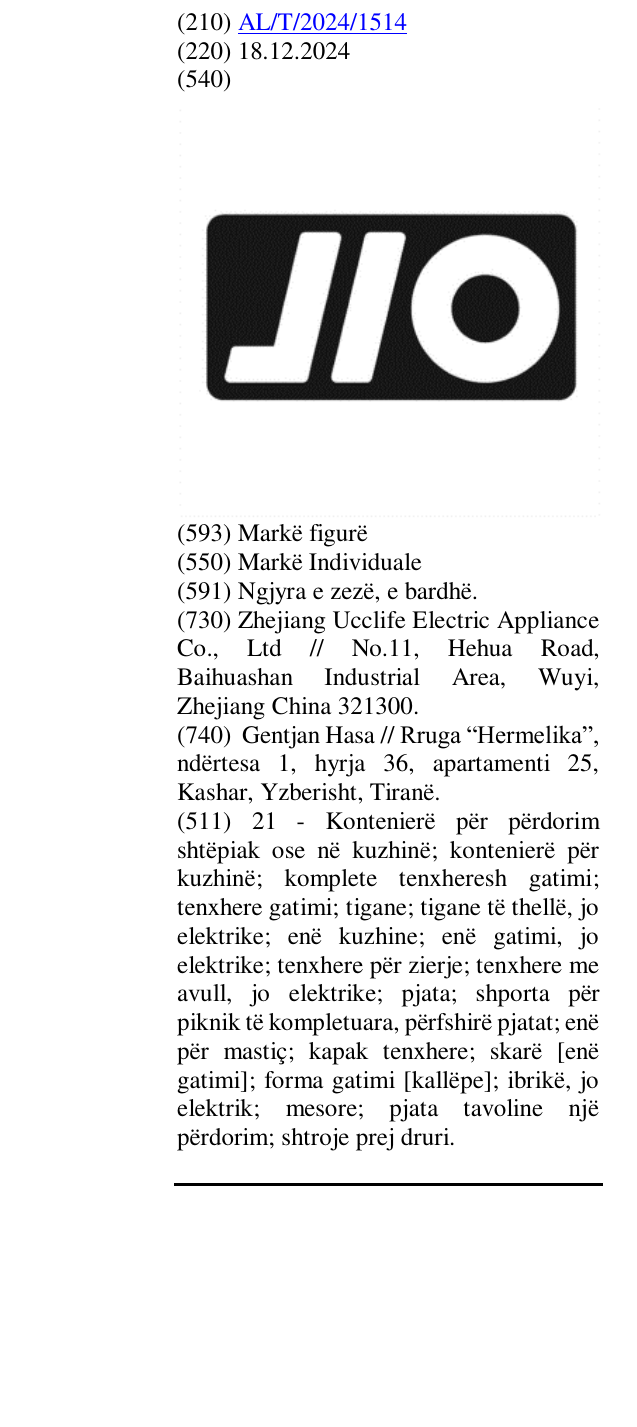 Zëri i markës JIO në buletin