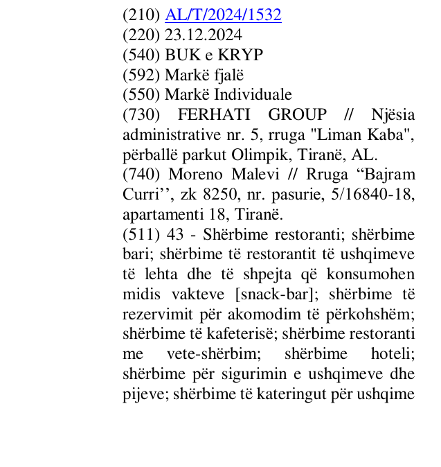 Zëri i markës BUK e KRYP në buletin