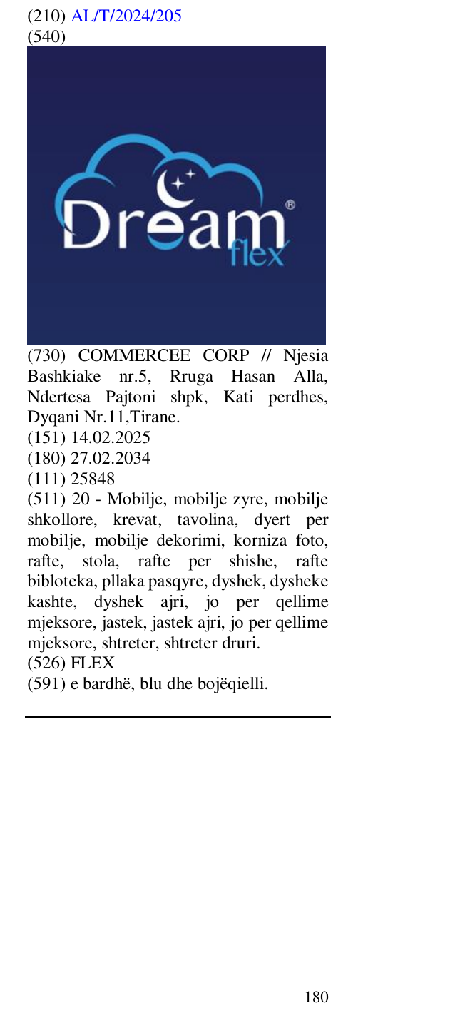 Zëri i markës FLEX në buletin
