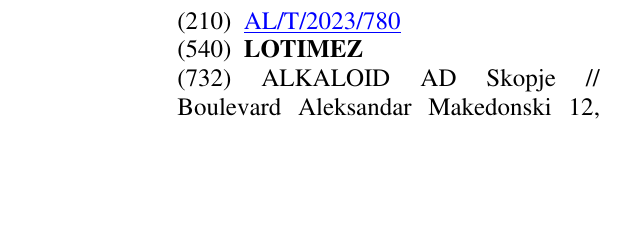 Zëri i markës LOTIMEZ në buletin