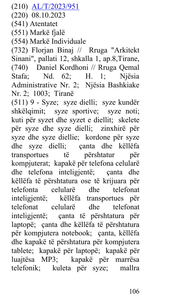 Zëri i markës Atentatet në buletin