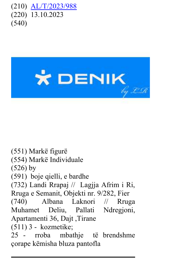 Zëri i markës by në buletin