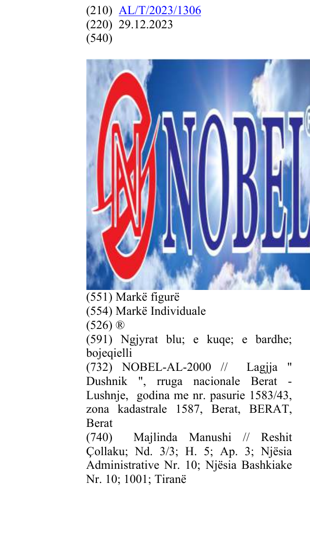 Zëri i markës ® në buletin