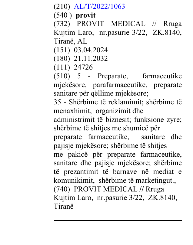 Zëri i markës provit në buletin