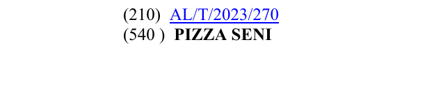 Zëri i markës PIZZA SENI në buletin