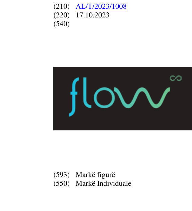 Zëri i markës FLOW cs në buletin