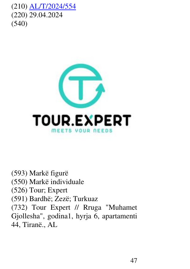 Zëri i markës Tour; Expert në buletin