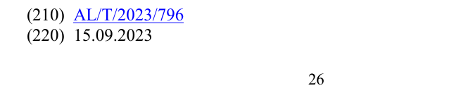 Zëri i markës Tirana,Albania në buletin