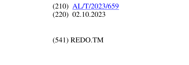 Zëri i markës REDO.TM në buletin