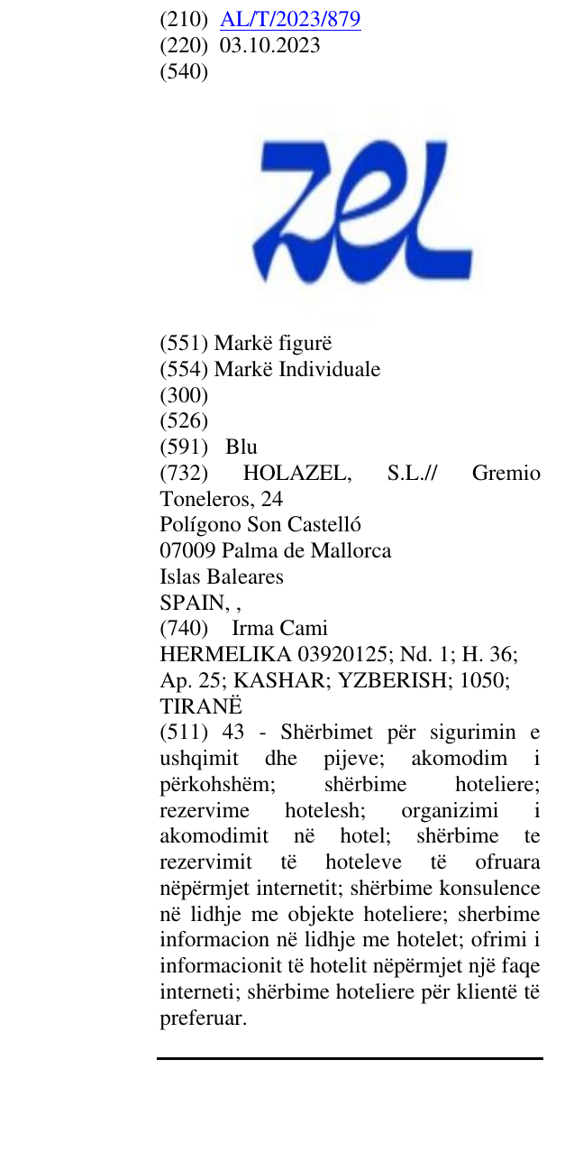 Zëri i markës ZEL në buletin