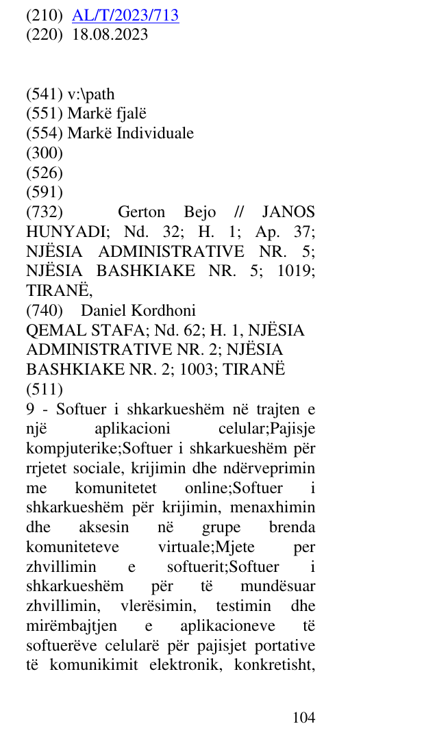Zëri i markës v:\path në buletin