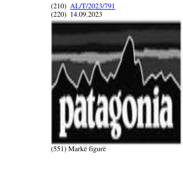 Zëri i markës patagonia në buletin