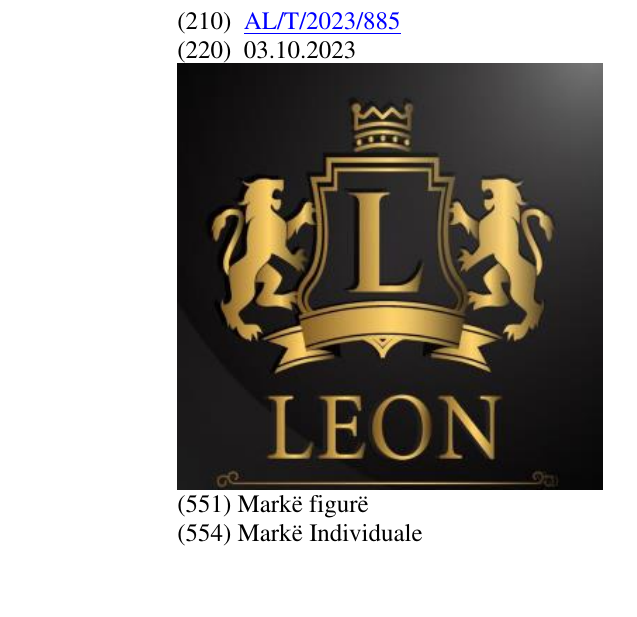 Zëri i markës LEON në buletin
