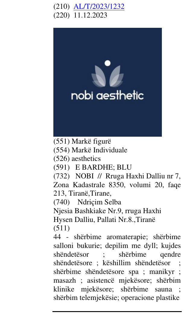 Zëri i markës aesthetics në buletin