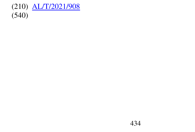 Zëri i markës 435 në buletin