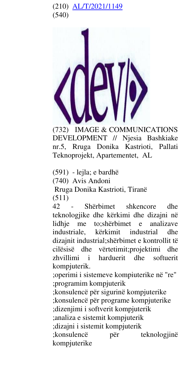 Zëri i markës dev në buletin