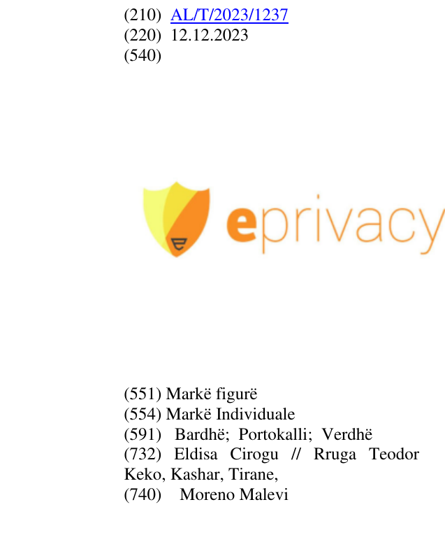 Zëri i markës eprivacy në buletin